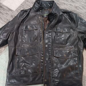Men's Brown Leather Jacket